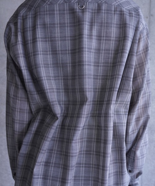 G.V.G.V.（ジーヴィージーヴィー）の「D-RING SHEER PLAID 2WAY SHIRT（シャツ/ブラウス・レディース・グリーン/グレー・ONE SIZE）」の11枚目の写真