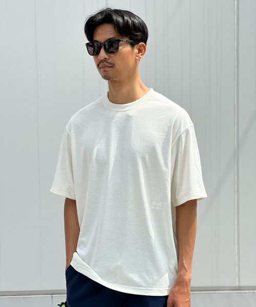 HELLY HANSEN（ヘリーハンセン）の「【HELLY HANSEN】S/S One Point Tee ショートスリーブワンポイントティー（Tシャツ/カットソー・メンズ・オレンジ/ブラック/オフホワイト・X-LARGE/MEDIUM/LARGE）」の2枚目の写真