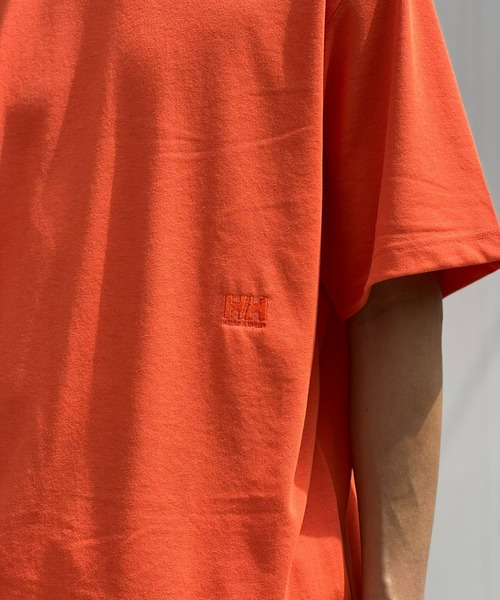 HELLY HANSEN（ヘリーハンセン）の「【HELLY HANSEN】S/S One Point Tee ショートスリーブワンポイントティー（Tシャツ/カットソー・メンズ・オレンジ/ブラック/オフホワイト・X-LARGE/MEDIUM/LARGE）」の6枚目の写真
