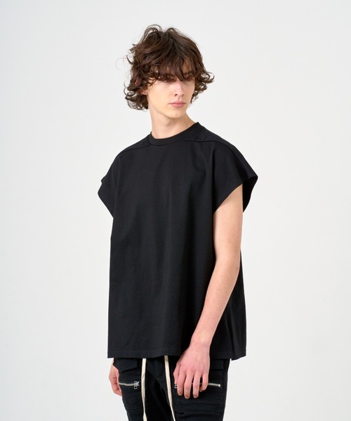 ANDRAP(アンドラップ)の「ANDRAP/アンドラップ/SLEEVELESS T-SHIRT/ノースリーブTシャツ(Tシャツ/カットソー・メンズ・ブラック/ホワイト/グレー・M/L/XL)」の20枚目の写真