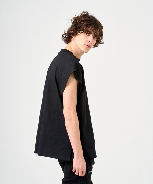 ANDRAP(アンドラップ)の「ANDRAP/アンドラップ/SLEEVELESS T-SHIRT/ノースリーブTシャツ(Tシャツ/カットソー・メンズ・ブラック/ホワイト/グレー・M/L/XL)」の22枚目の写真
