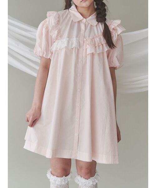 正式的 セール】stripe frillfrill ワンピース（ワンピース）｜merry ワンピース
