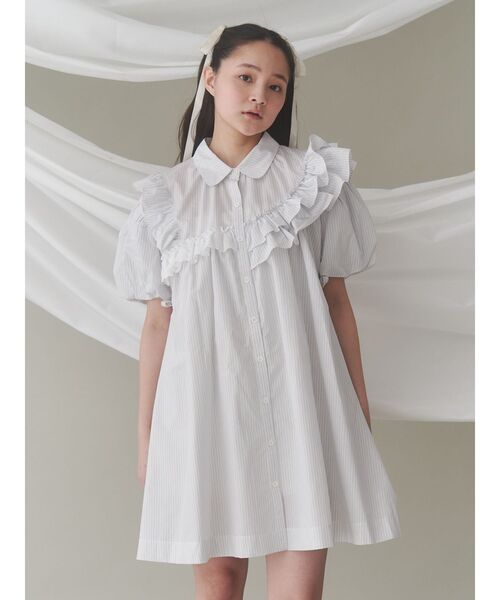 【70％OFF】 stripe frillfrill ワンピース（ワンピース）｜merry jenny ワンピース