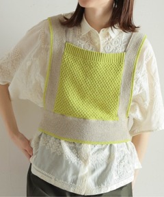 NOMBRE IMPAIR ダンデリオン ロングニット NOMBRE IMPAIR｜アルパカ混 ループヤーン ワイド カーディガン