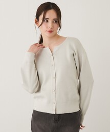 色々パール釦カーディガン