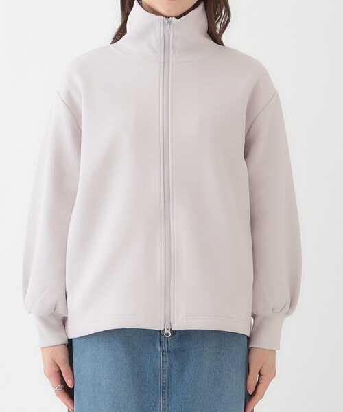SHOO・LA・RUE(シューラルー)の「【洗える】スタイリッシュ ジップアップブルゾン(ブルゾン・レディース・ブラウン系/チャコールグレー/ナチュラル・01/02/03/04)」の16枚目の写真