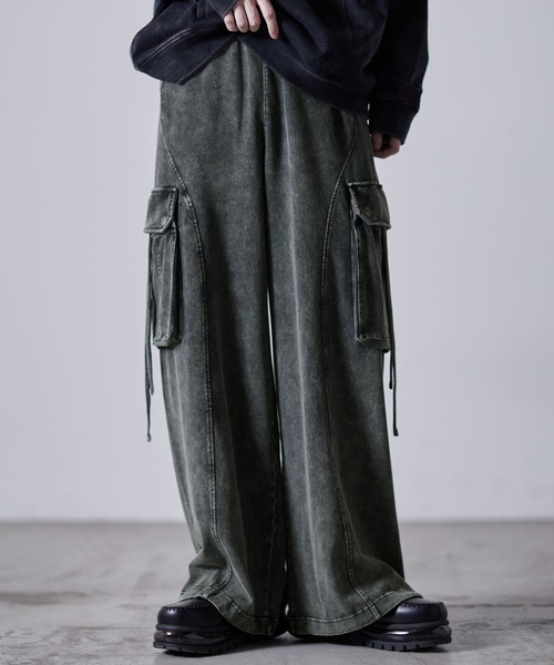 CLEL】Heavy Weight Vintage Design Cargo Pants