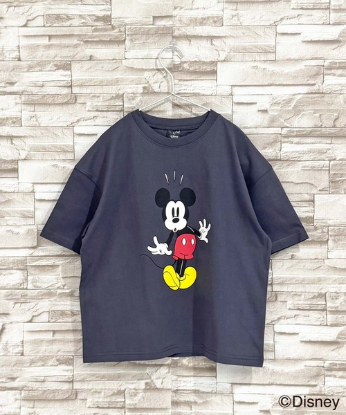 セール】キッズ MICKEY MOUSE オーバーサイズTシャツ（Tシャツ
