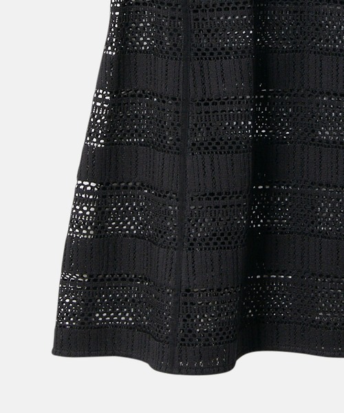 LE CIEL BLEU（ルシェルブルー）の「テープディテールレーストップス / Tape Detail Lace Tops（Tシャツ/カットソー・レディース・ブラック/アイボリー・36）」の16枚目の写真