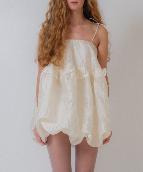 two-way balloon one-piece & skirt