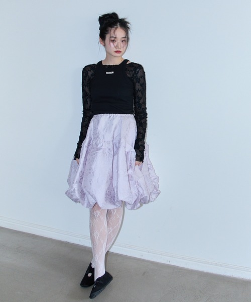 two-way balloon one-piece & skirt（ワンピース）｜HONEY MI