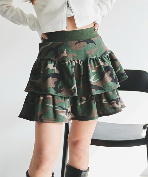 WEGO（ウィゴー）の「WEGO/スウェットフリルスカパン（スカート・レディース・杢グレー/スミクロ/その他1/その他2/その他3/その他4・FREE）」の12枚目の写真