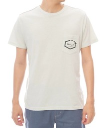 RVCA メンズ ISLAND HEX POCKET SS Tシャツ 【2025年春夏モデル】/ルーカ胸ポケットワンポイントHAWAIIコレクション半袖Tシャツ
