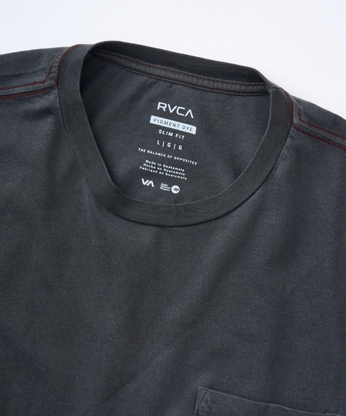 RVCA(ルーカ)の「RVCA メンズ ISLAND HEX POCKET SS Tシャツ 【2025年春夏モデル】/ルーカ胸ポケットワンポイントHAWAIIコレクション半袖Tシャツ(Tシャツ/カットソー・メンズ・グレー系その他/ブラック系その他・X-LARGE/MEDIUM/SMALL/LARGE)」の6枚目の写真