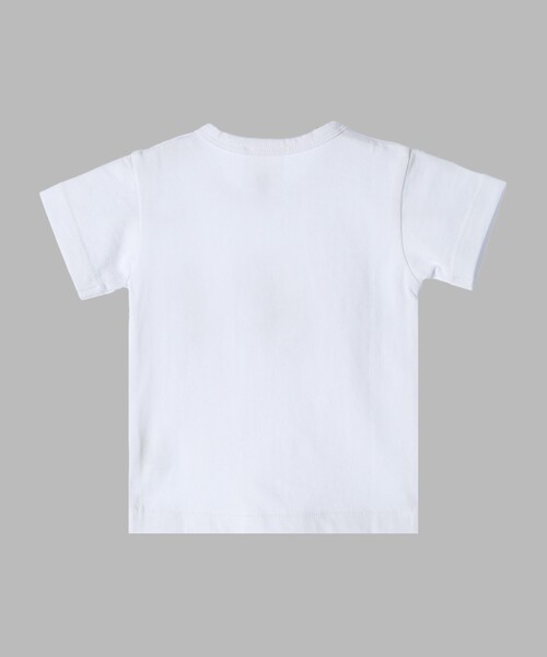 agnes b.（アニエスベー）の「ベビー アイコニック コットン 半袖 Tシャツ "Lezard"（Tシャツ/カットソー・キッズ・ホワイト・2YEAR/6MONTH/1YEAR/18M）」の7枚目の写真