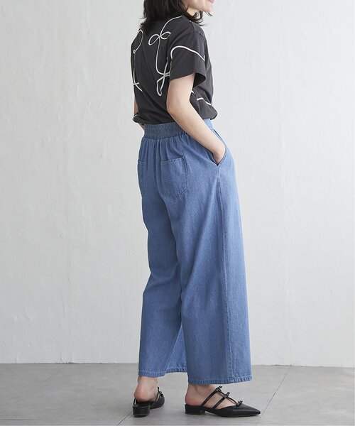 VENCEEXCHANGE（ヴァンスエクスチェンジ）の「コード刺繍Tシャツ（Tシャツ/カットソー・レディース・ライトグレー/チャコール/アイボリー・FREE）」の18枚目の写真