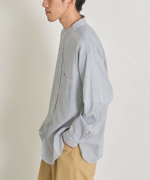 CRAFT STANDARD BOUTIQUE（クラフトスタンダードブティック）の「【ユニセックス】ハーフプラケットシャツ（シャツ/ブラウス・レディース・ブルー系その他6/ブルー系その他7・M/S/L）」の21枚目の写真