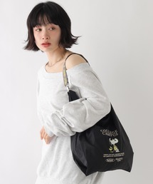 PEANUTS（ピーナッツ）の「[ポケッタブル仕様]【PEANUTS】2WAYストラップ付きバッグ（エコバッグ/サブバッグ）」