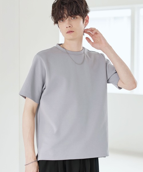 ASTRONOMY(アストロノミー)の「Buyer's Select/抗菌防臭・接触冷感コットンポンチカットソー(Tシャツ/カットソー・メンズ・グレー/ブラック/ホワイト・XL/S/M/L)」の3枚目の写真