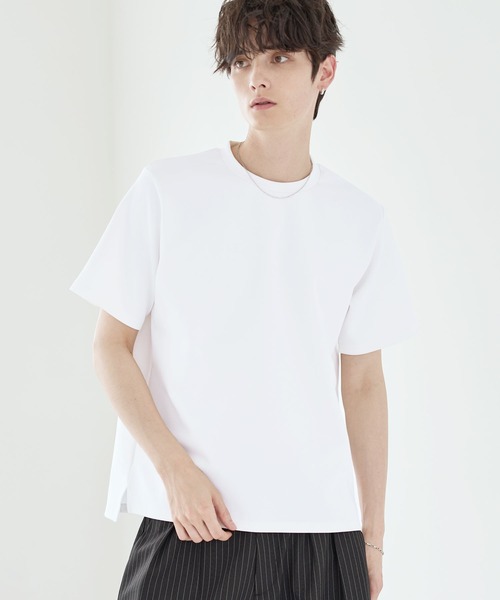 ASTRONOMY(アストロノミー)の「Buyer's Select/抗菌防臭・接触冷感コットンポンチカットソー(Tシャツ/カットソー・メンズ・グレー/ブラック/ホワイト・XL/S/M/L)」の6枚目の写真