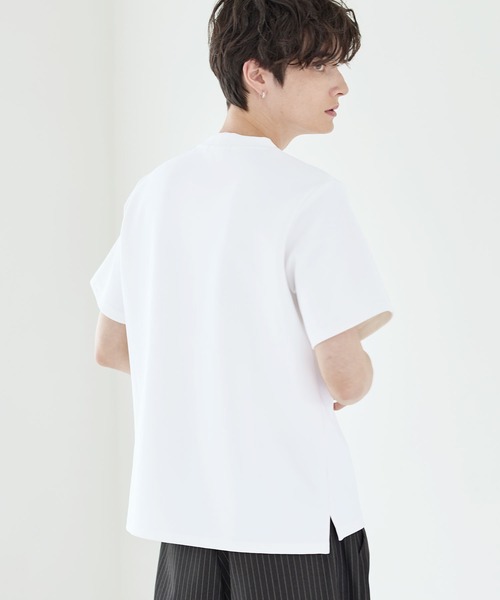 ASTRONOMY(アストロノミー)の「Buyer's Select/抗菌防臭・接触冷感コットンポンチカットソー(Tシャツ/カットソー・メンズ・グレー/ブラック/ホワイト・XL/S/M/L)」の8枚目の写真