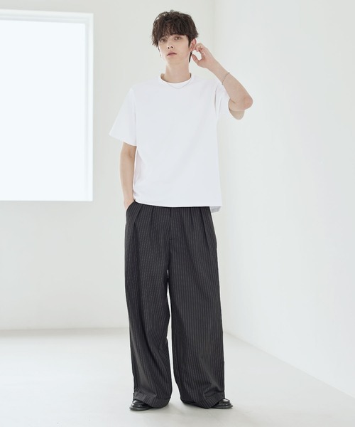 ASTRONOMY(アストロノミー)の「Buyer's Select/抗菌防臭・接触冷感コットンポンチカットソー(Tシャツ/カットソー・メンズ・グレー/ブラック/ホワイト・XL/S/M/L)」の9枚目の写真