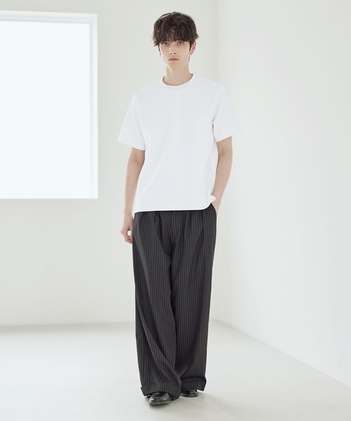 ASTRONOMY(アストロノミー)の「Buyer's Select/抗菌防臭・接触冷感コットンポンチカットソー(Tシャツ/カットソー・メンズ・グレー/ブラック/ホワイト・XL/S/M/L)」の10枚目の写真
