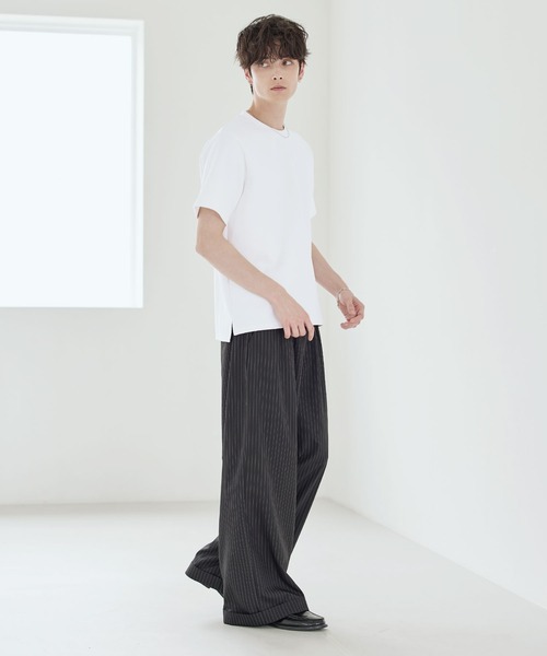 ASTRONOMY(アストロノミー)の「Buyer's Select/抗菌防臭・接触冷感コットンポンチカットソー(Tシャツ/カットソー・メンズ・グレー/ブラック/ホワイト・XL/S/M/L)」の11枚目の写真