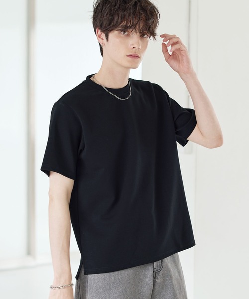 ASTRONOMY(アストロノミー)の「Buyer's Select/抗菌防臭・接触冷感コットンポンチカットソー(Tシャツ/カットソー・メンズ・グレー/ブラック/ホワイト・XL/S/M/L)」の13枚目の写真