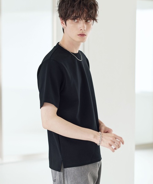 ASTRONOMY(アストロノミー)の「Buyer's Select/抗菌防臭・接触冷感コットンポンチカットソー(Tシャツ/カットソー・メンズ・グレー/ブラック/ホワイト・XL/S/M/L)」の14枚目の写真
