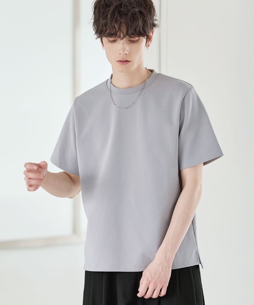 ASTRONOMY(アストロノミー)の「Buyer's Select/抗菌防臭・接触冷感コットンポンチカットソー(Tシャツ/カットソー・メンズ・グレー/ブラック/ホワイト・XL/S/M/L)」の19枚目の写真