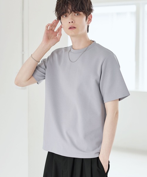 ASTRONOMY(アストロノミー)の「Buyer's Select/抗菌防臭・接触冷感コットンポンチカットソー(Tシャツ/カットソー・メンズ・グレー/ブラック/ホワイト・XL/S/M/L)」の21枚目の写真