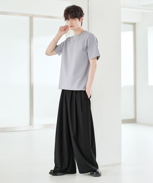 ASTRONOMY(アストロノミー)の「Buyer's Select/抗菌防臭・接触冷感コットンポンチカットソー(Tシャツ/カットソー・メンズ・グレー/ブラック/ホワイト・XL/S/M/L)」の22枚目の写真