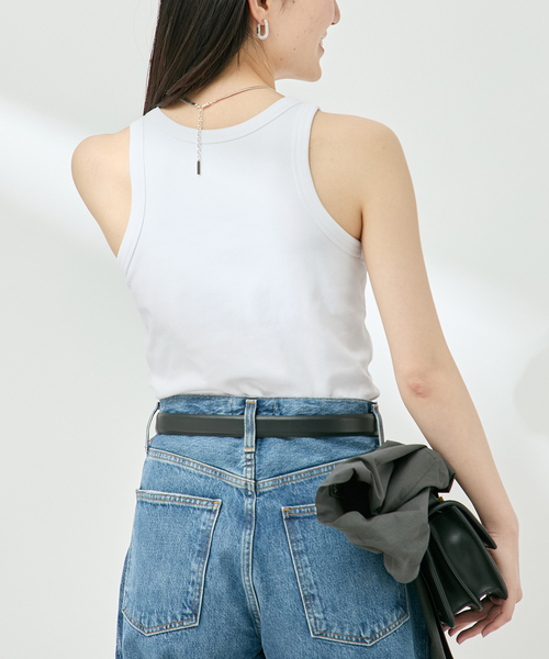 VERMEIL par iena（ヴェルメイユパーイエナ）の「Cup in Tank top（その他アンダーウェア/インナー・レディース・ブラウン/ブラック/ホワイト・FREE）」の16枚目の写真