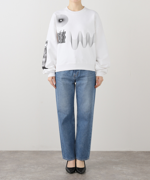 Oriens JOURNAL STANDARD(オリエンス ジャーナルスタンダード)の「【irojikake/イロジカケ】Sweatshirt IG25SSTP16(スウェット・レディース・ホワイト・SMALL)」の3枚目の写真