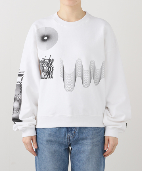 Oriens JOURNAL STANDARD(オリエンス ジャーナルスタンダード)の「【irojikake/イロジカケ】Sweatshirt IG25SSTP16(スウェット・レディース・ホワイト・SMALL)」の4枚目の写真