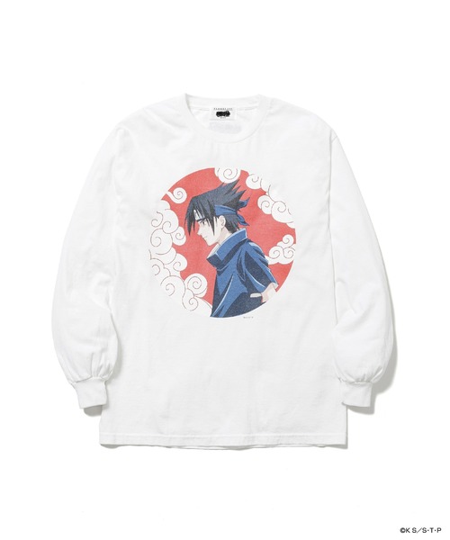F-LAGSTUF-F（フラグスタフ）の「NARUTO x F-LAGSTUF-F/ナルト×フラグスタフ/”SASUKE” L/S TEE（Tシャツ/カットソー・メンズ・ホワイト/ブラック・M/L/XL）」の6枚目の写真
