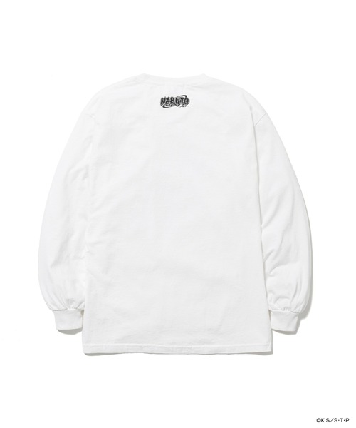 F-LAGSTUF-F（フラグスタフ）の「NARUTO x F-LAGSTUF-F/ナルト×フラグスタフ/”SASUKE” L/S TEE（Tシャツ/カットソー・メンズ・ホワイト/ブラック・M/L/XL）」の5枚目の写真