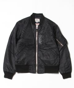 ブランド古着】再構築ドッキングデニムジャケット（MA-1）｜Sacai