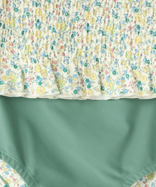 LOWRYS FARM（ローリーズファーム）の「【140-150サイズ】シャーリングパフＳＷＩＭ　323897（水着・キッズ・グリーン/ピンク/ブラック・140cm/150cm）」の20枚目の写真