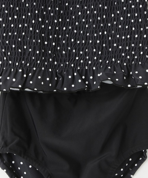 LOWRYS FARM（ローリーズファーム）の「【140-150サイズ】シャーリングパフＳＷＩＭ　323897（水着・キッズ・グリーン/ピンク/ブラック・140cm/150cm）」の21枚目の写真