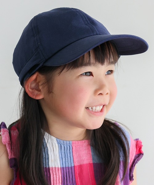 VitaFelice（ヴィータフェリーチェ）の「【コカゲル】ネックガード付きキッズキャップ 体感-10℃ 子供 帽子 熱中症 日焼け対策　運動会 【洗濯機可能/紫外線遮蔽率99.9%以上/熱遮断】（キャップ・キッズ・ブラック/ベージュ/ネイビー/ブルー・FREE）」の3枚目の写真