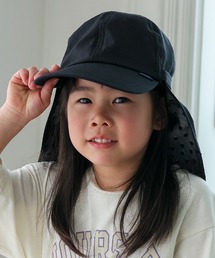 VitaFelice | 【コカゲル】ネックガード付きキッズキャップ 体感-10℃ 子供 帽子 熱中症 日焼け対策 運動会 【洗濯機可能/紫外線遮蔽率99.9%以上/熱遮断】(キャップ)