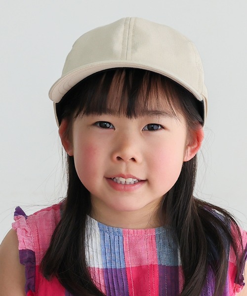 VitaFelice（ヴィータフェリーチェ）の「【コカゲル】ネックガード付きキッズキャップ 体感-10℃ 子供 帽子 熱中症 日焼け対策　運動会 【洗濯機可能/紫外線遮蔽率99.9%以上/熱遮断】（キャップ・キッズ・ブラック/ベージュ/ネイビー/ブルー・FREE）」の5枚目の写真