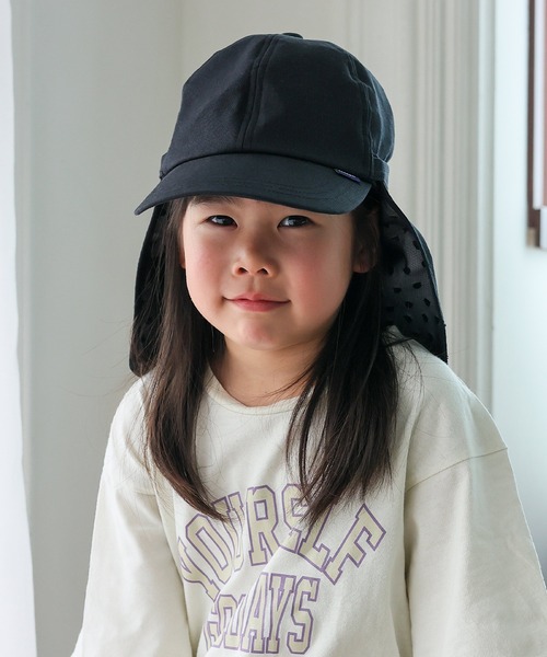 VitaFelice（ヴィータフェリーチェ）の「【コカゲル】ネックガード付きキッズキャップ 体感-10℃ 子供 帽子 熱中症 日焼け対策　運動会 【洗濯機可能/紫外線遮蔽率99.9%以上/熱遮断】（キャップ・キッズ・ブラック/ベージュ/ネイビー/ブルー・FREE）」の20枚目の写真