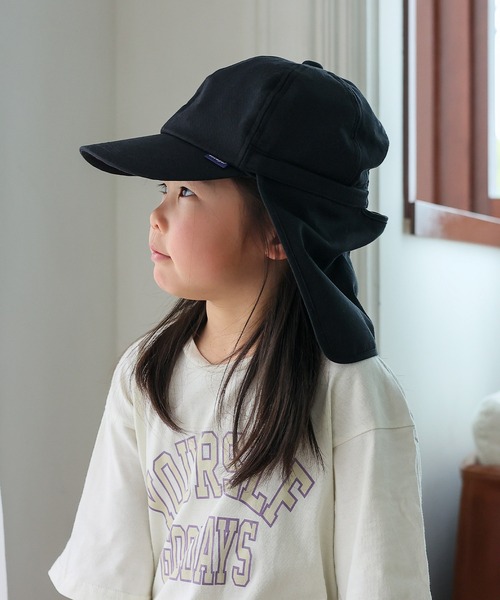 VitaFelice（ヴィータフェリーチェ）の「【コカゲル】ネックガード付きキッズキャップ 体感-10℃ 子供 帽子 熱中症 日焼け対策　運動会 【洗濯機可能/紫外線遮蔽率99.9%以上/熱遮断】（キャップ・キッズ・ブラック/ベージュ/ネイビー/ブルー・FREE）」の21枚目の写真