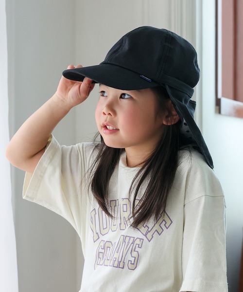 VitaFelice（ヴィータフェリーチェ）の「【コカゲル】ネックガード付きキッズキャップ 体感-10℃ 子供 帽子 熱中症 日焼け対策　運動会 【洗濯機可能/紫外線遮蔽率99.9%以上/熱遮断】（キャップ・キッズ・ブラック/ベージュ/ネイビー/ブルー・FREE）」の22枚目の写真
