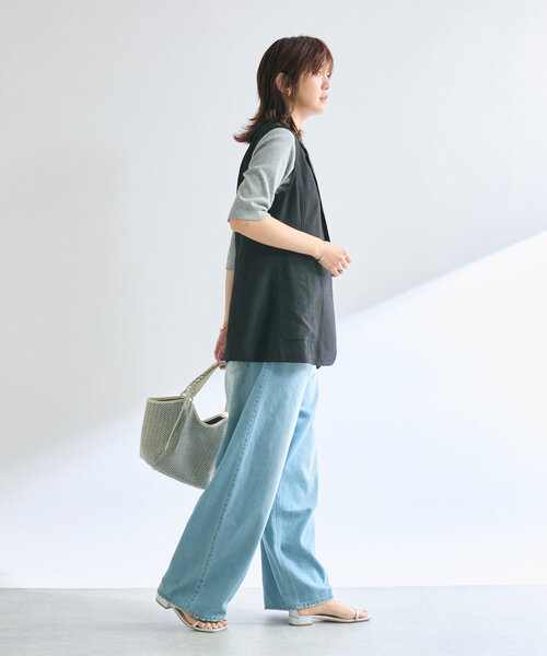 RIVE DROITE（リヴドロワ）の「ハーフシアージレ（ベスト・レディース・グレー/ブラック・FREE）」の5枚目の写真