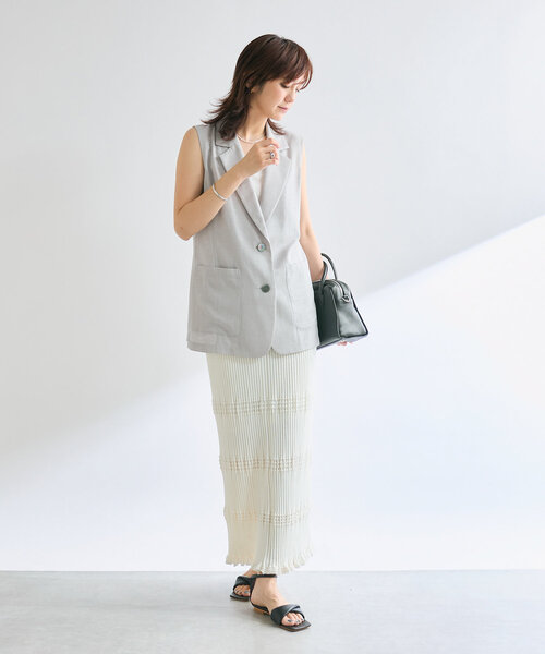 RIVE DROITE（リヴドロワ）の「ハーフシアージレ（ベスト・レディース・グレー/ブラック・FREE）」の19枚目の写真