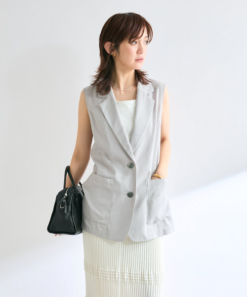 RIVE DROITE（リヴドロワ）の「ハーフシアージレ（ベスト・レディース・グレー/ブラック・FREE）」の22枚目の写真